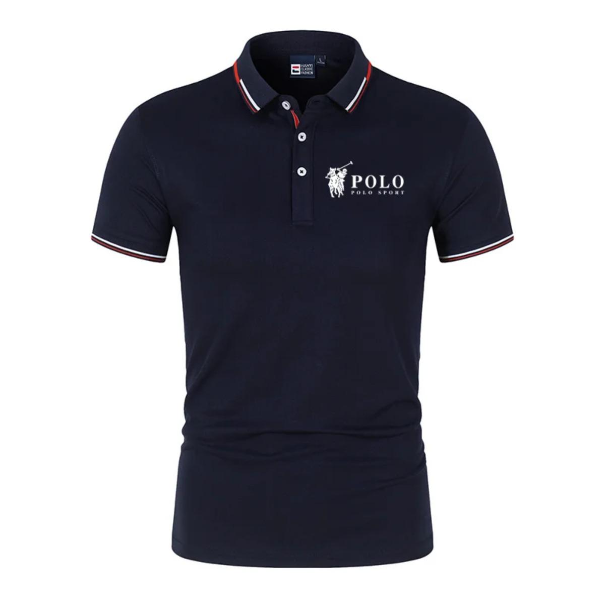 STORN Men s Summer Polo Shirt, Quick Drying, Breathable, Casual, Business Fashion, Sports, Short Sleeved, Men s Clothing M