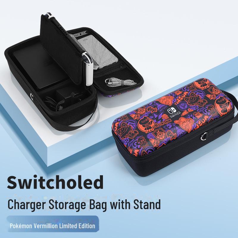 

Полный защитный набор Nintendo Zhuzi для Switch OLED: Чехол, Жесткий чехол и Сумка для хранения.