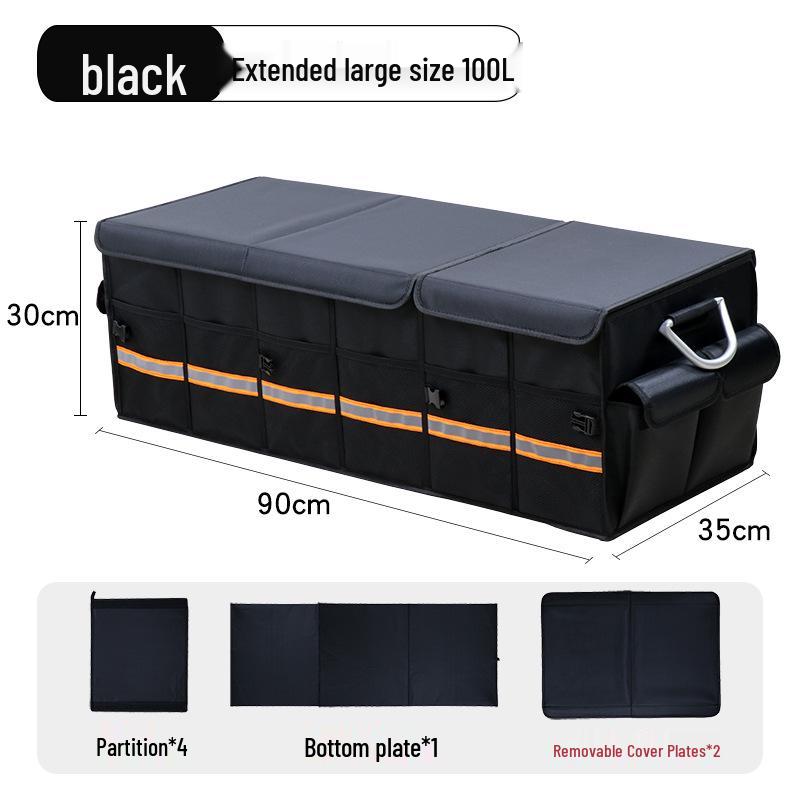 Foldable Car Trunk Organizer Box for Outdoor Use