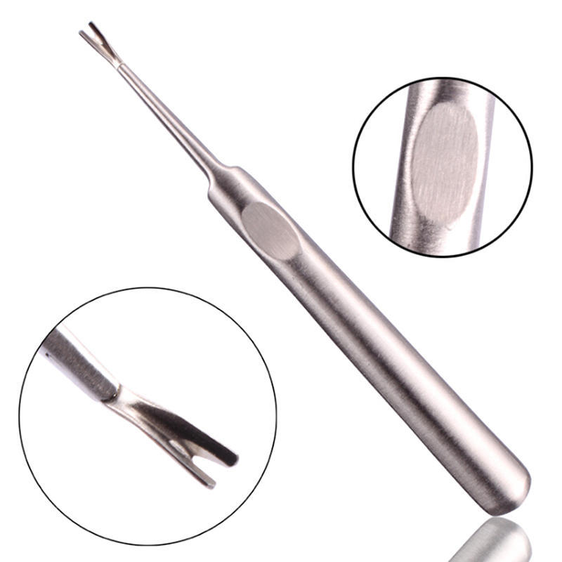 Stainless Steel Cuticle Pusher Trimmer Remover Pedicure Manicure Nail Art Tools