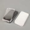 Rectangle Clear Jewelry Box Plastic Packaging Box Nail Storage Case  For False Nails Display