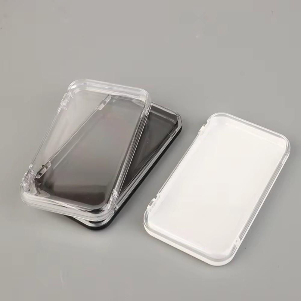 Rectangle Clear Jewelry Box Plastic Packaging Box Nail Storage Case For False Nails Display