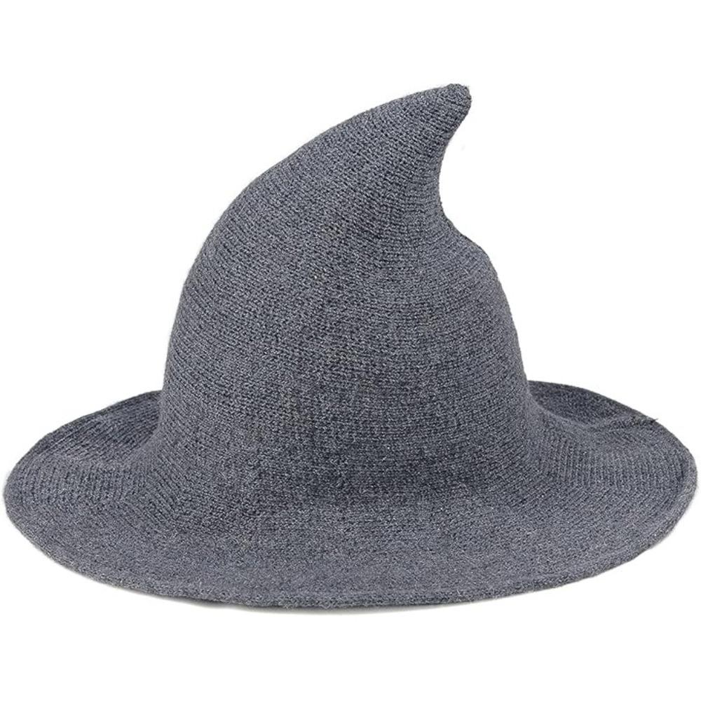 

1 шт. Шляпа ведьмы на Хэллоуин, черная остроконечная шляпа волшебника, аксессуары для костюма для косплея на Хэллоуин, подходит для взрослых мужчин и женщин