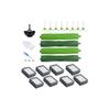 Kit accessoires AIMOONSA pour iRobot Roomba i7/i7+/E5/E6 — 2 brosses principales, 5 filtres, 8 brosses latérales, roue universelle