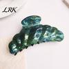 Elastic Metal Core Hair Clip Claw for Women, Crescent Moon Shape Clip, Gradient Color Back Smooth Edge Head Claw, Versatile Accessory Long Short Daily