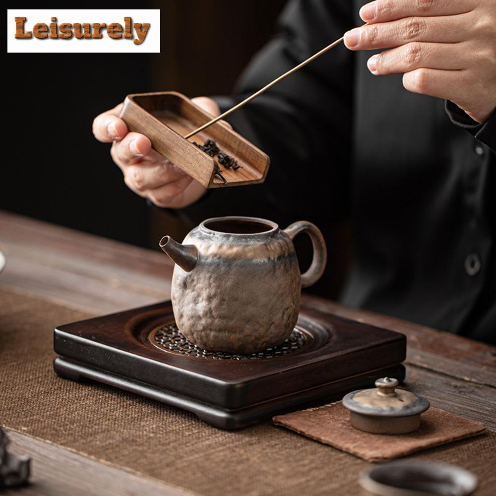 220 ml ručně vyráběná konvice z pozlacené železné glazury Old Rock Mud Tvrdohlavá kamenná konvice Konvice na vaření čaje s infuzérem Puer Tea Items Craft