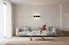 Wooden Wall Lamp LEJA Semi-ceiling Lamp Matte Black