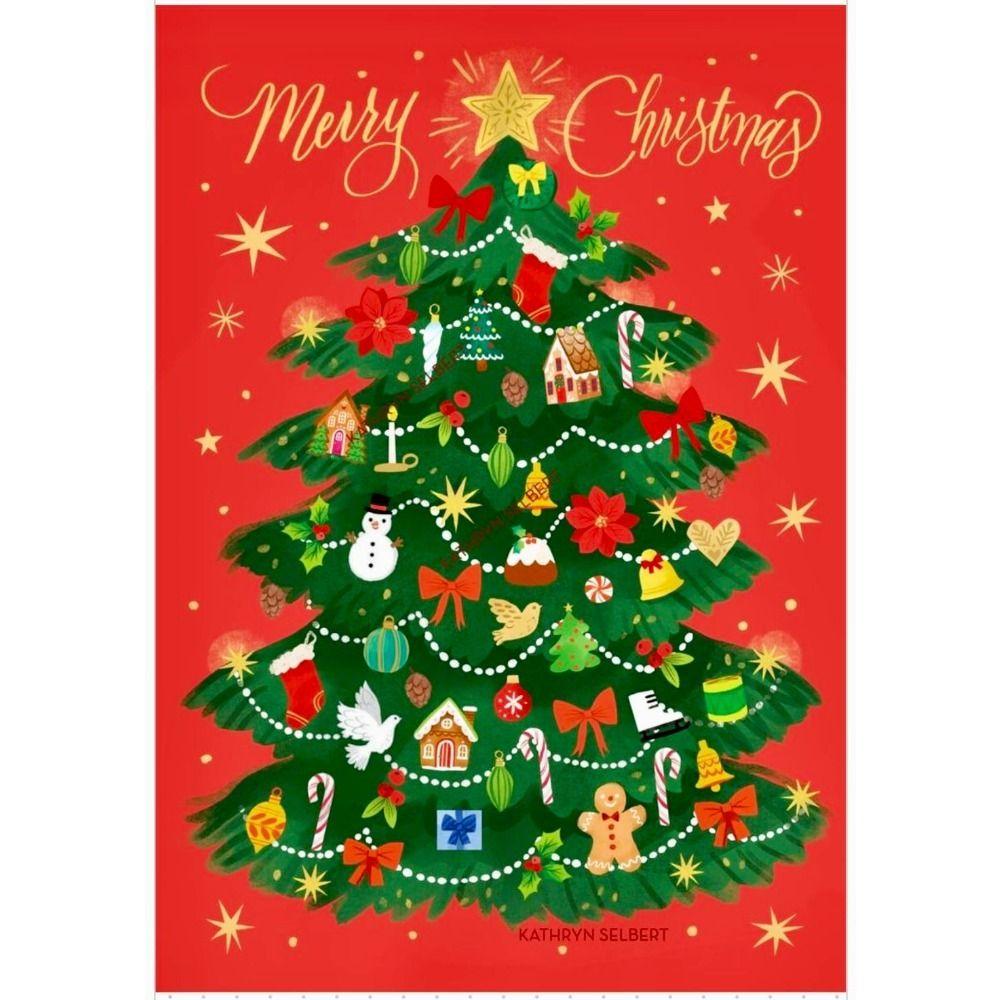 Vintage Christmas Metal Tin Sign Home Festive Wall Decor