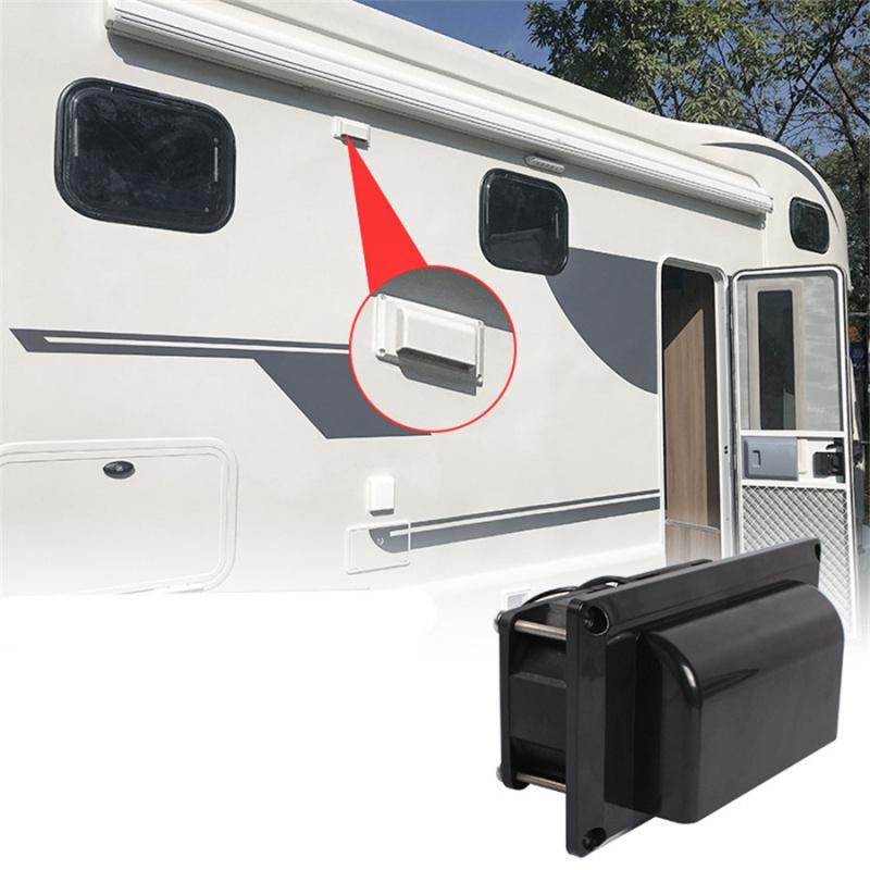 Black Side Fan Exhaust Fan 12V 25W For Camper, Motorhome, Trailer, Caravan