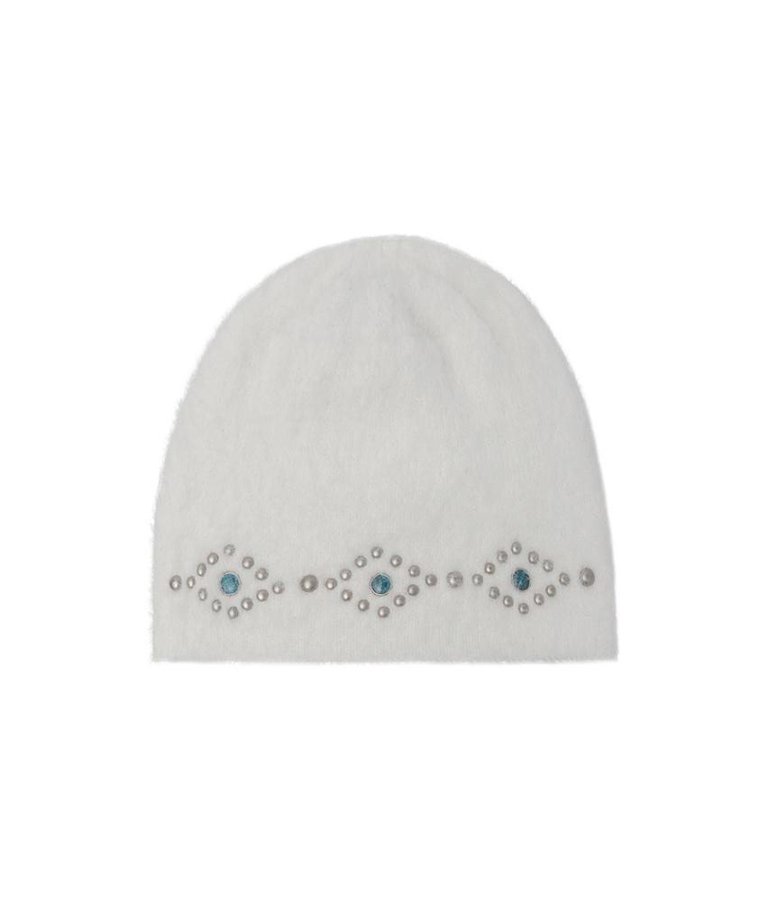 Opeunyadeu(Owai) Hairy Stud Beanie - Cream