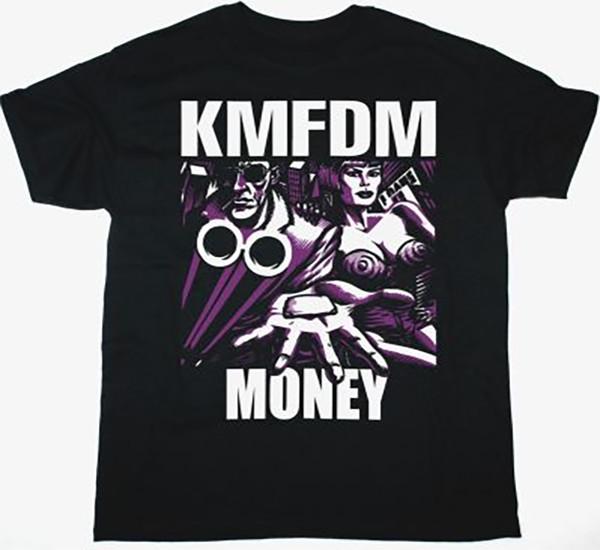 KMFDM Money Ultimate Sonic Authority New Black Collector’s T-Shirt