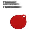 90PCS Round Laser Engraving Blanks Tags, Stamping Blank Tags, Dog ID Tag, 10 Color DIY Metal Tags for Pet, Craft Tags