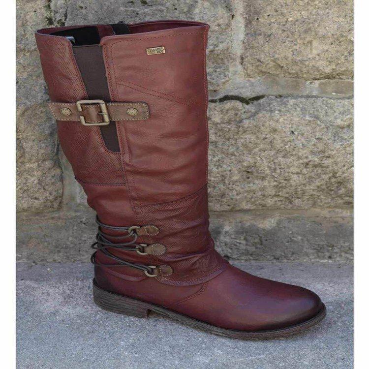 

Новые высокие рыцарские сапоги женские сапоги зимние новые сапоги для снега большого размера 43