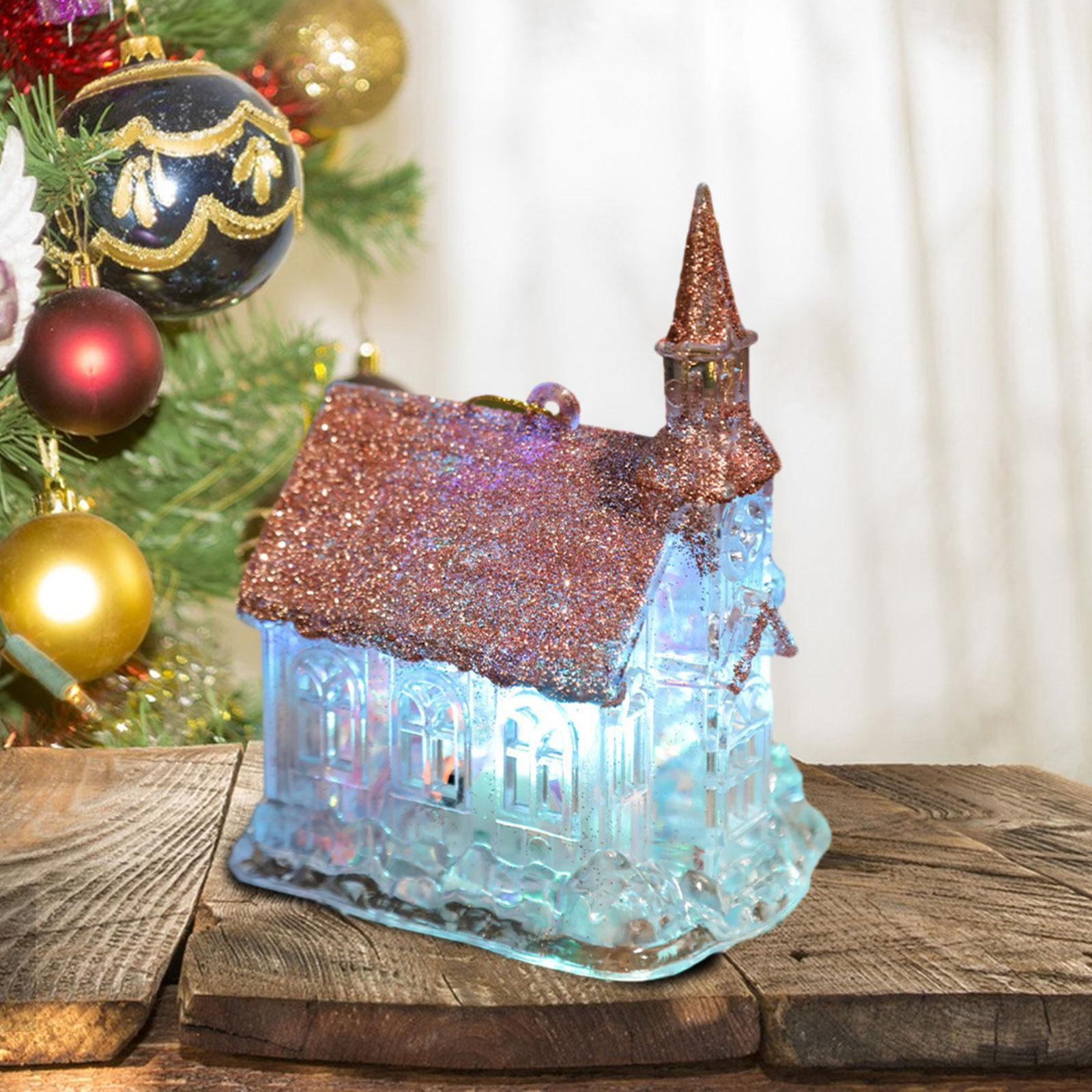 

Праздничные рождественские деревенские домики, декоративные подвесные поделки для дома и офиса