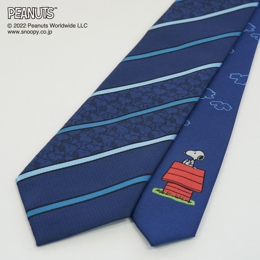 Peanuts Snoopy Tie PND48163 Navy Blue SNOOPY Business Brand Tie Gift