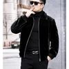 Nerzmantel für Herren, ganzer Nerzimitationspelz, Herrenbekleidung, Herrenmantel, Winter, neue Nerz-Fleecejacke
