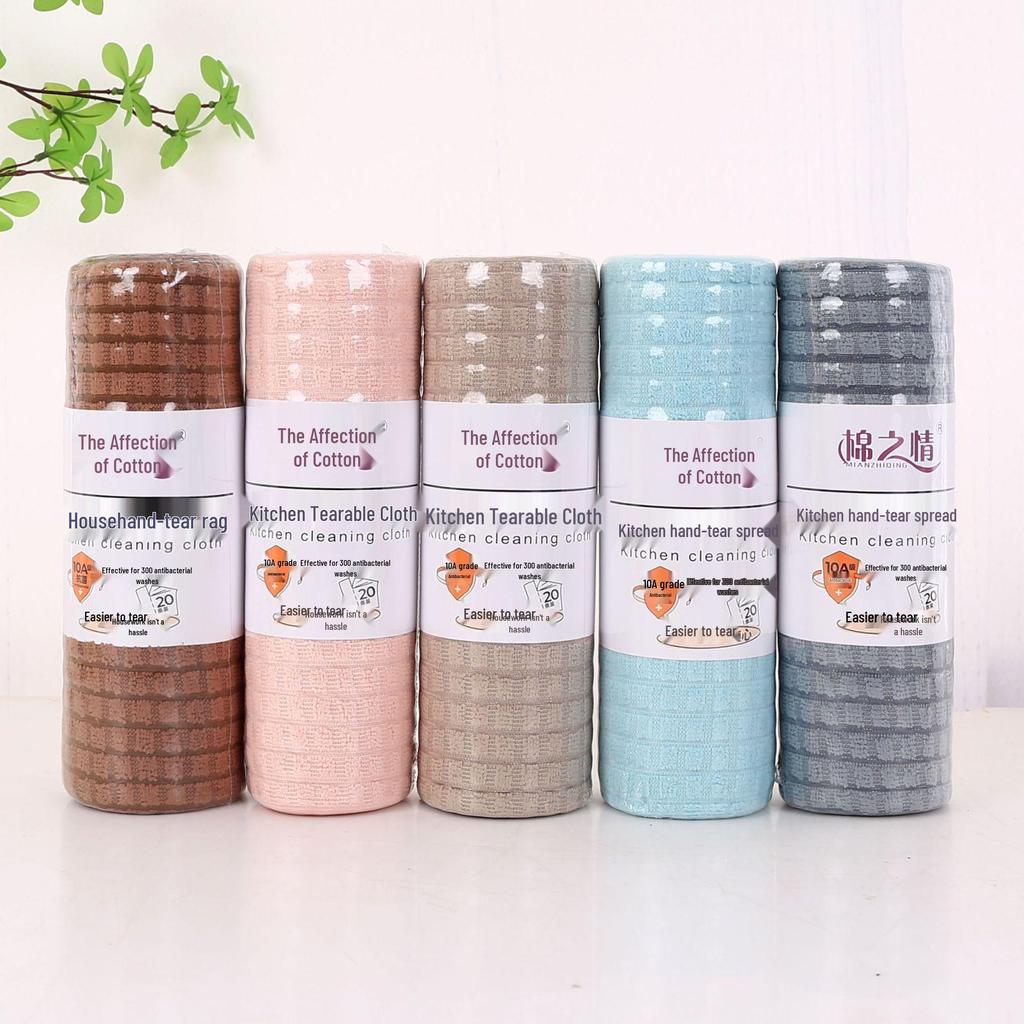 Professional Lint-Free Oil-Repellent Dishcloths - Weekly Disposable for Home, Office, Dorm