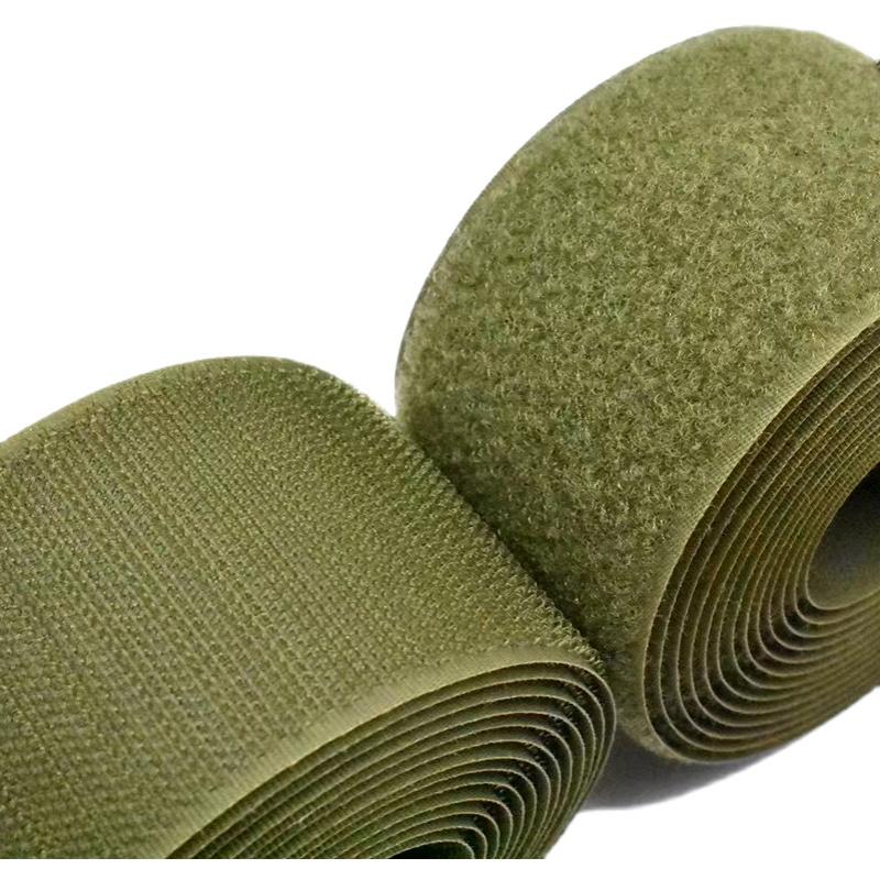 

2-10cm Army Green Sewing Fastener Tape Hook and Loop Band Storage Sticker Sticking Clothes DIY Magic Tape Sewing Accessories 20mm
