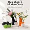 Plastic Couple Hug Vase Waterproof Hug Shape Vase New Flower Arrangement Vase  Home Decoration