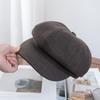 Autumn and winter high-grade retro thick cotton face small octagonal hat British style basic versatile painter hat newsboy hat tide