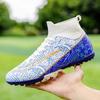 Football Shoes Men's Autumn High Top Long Shattered Nails Student Children Boys Professional Training Amazon Football Shoes
