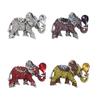 Sprankelende Strass Olifant Broche Elegant Ontwerp Corsage Speld Voor Feest Avondkleding Symboliseert Geluk