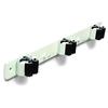 TRIPLE BROOM HOLDER W/WHITE ROLLER 70660D SIZE: 420 X 50mm