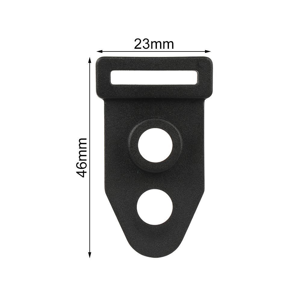 10/20pcs Double Eyes Tool Black Wind Rope Buckle Tent Clip Outdoor Camping Traveling Tent Feet Clamp