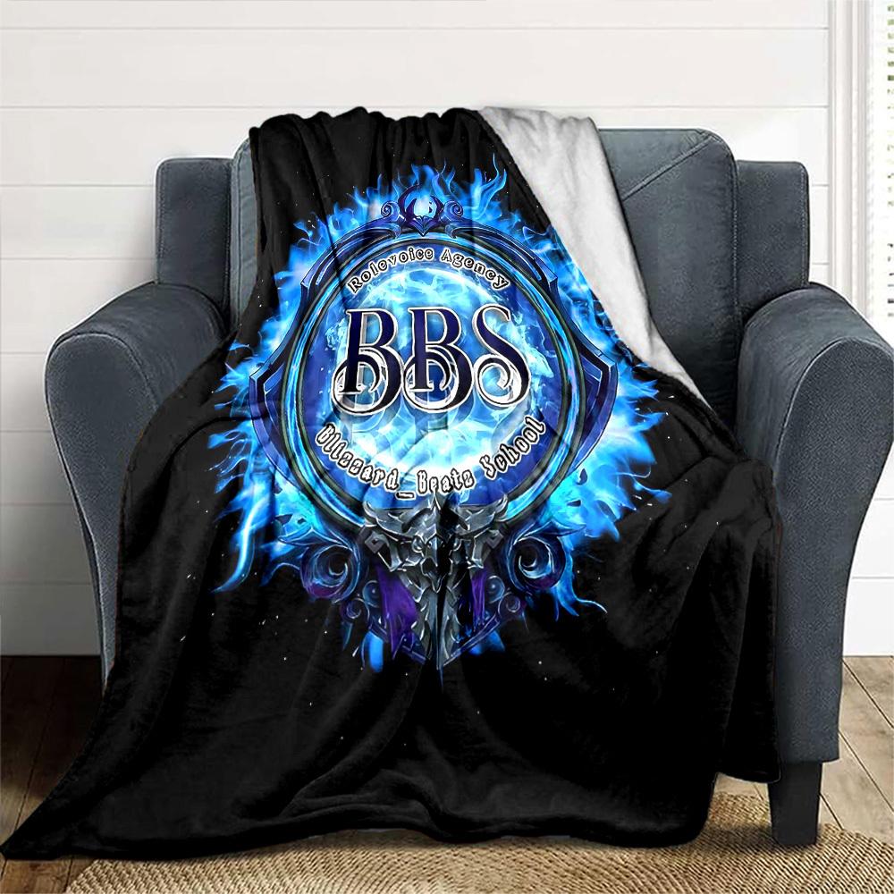 1pc BBS Rolevoice Agency Soft Flannel All Season Throw for Home, Office, Outdoor UseDurable Comfort Soft Warm Throw for Home