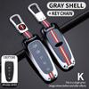 Fypaj3 Car Remote Control Key Case Cover Shell Fob Holder For Focus Edge Explorer Expedition C-Max Escape Flex Keychain