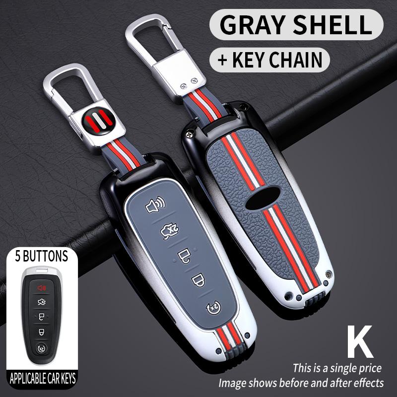 

Металлический чехол для автомобильного ключа, подходящий для Ford Mondeo, Focus, Explorer, Edge, Expedition, F-450, F-350, F150, Fusion, Mustang и Everest