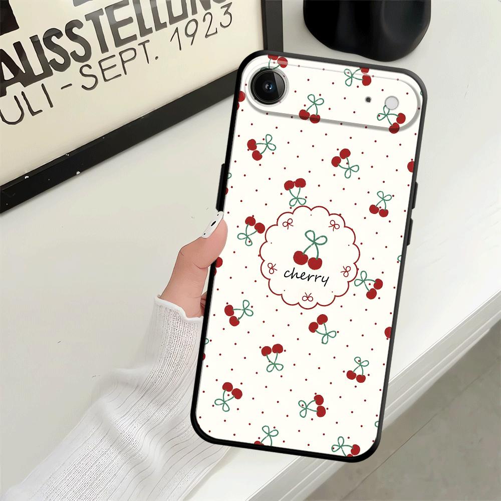 Cartoon Cherry Funda Phone Cover Case for Apple iPhone 17 Pro Max 12 13 14 Air 16 15 Pro 7 8 XR XS MAX 11