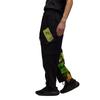 Y-3 Gfx Wrkwr Hip Hop Street Color Block Graffiti Print Casual Cargo Pants Unisex Cargo Pants Black IP7950