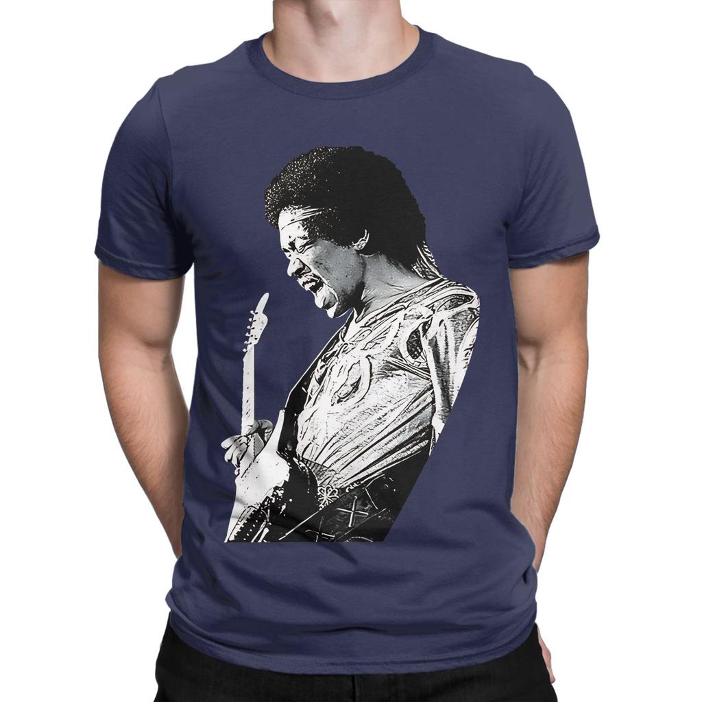 Jimi Hendrix Gitarre spielend Gitarrist Design Wesentlich Lustige Grafik 100% Baumwolle T-Shirt Jimi Rocker Hendrixs Oberteile T-Shirts Für Unisex