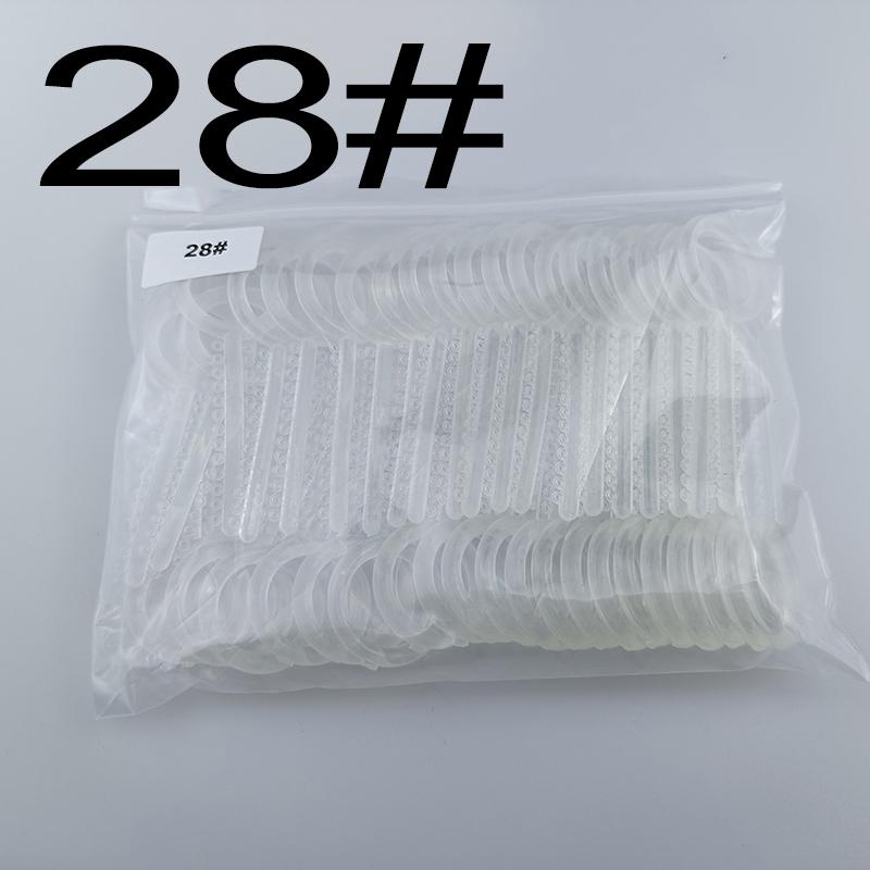 1 sáček zubních elastických ligací, ortodontických elastomerových gumiček, barevných O-kroužků