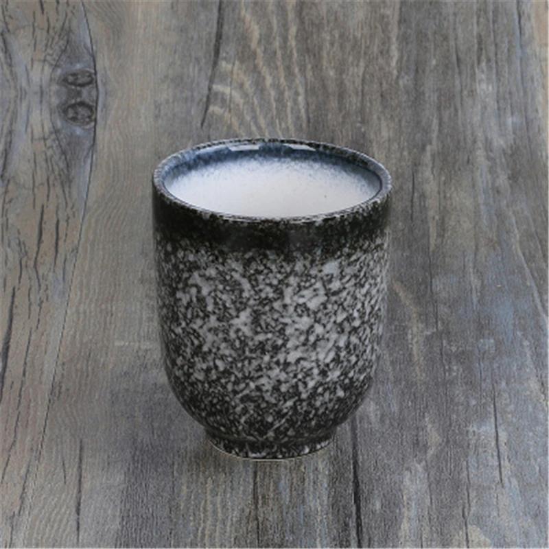 Japanese Tea Water Mug Handy Cup Hand-painted Ceramic Cherry Blossom Cups Creative Rough Ceramic Tea Cups  Coffee Cup