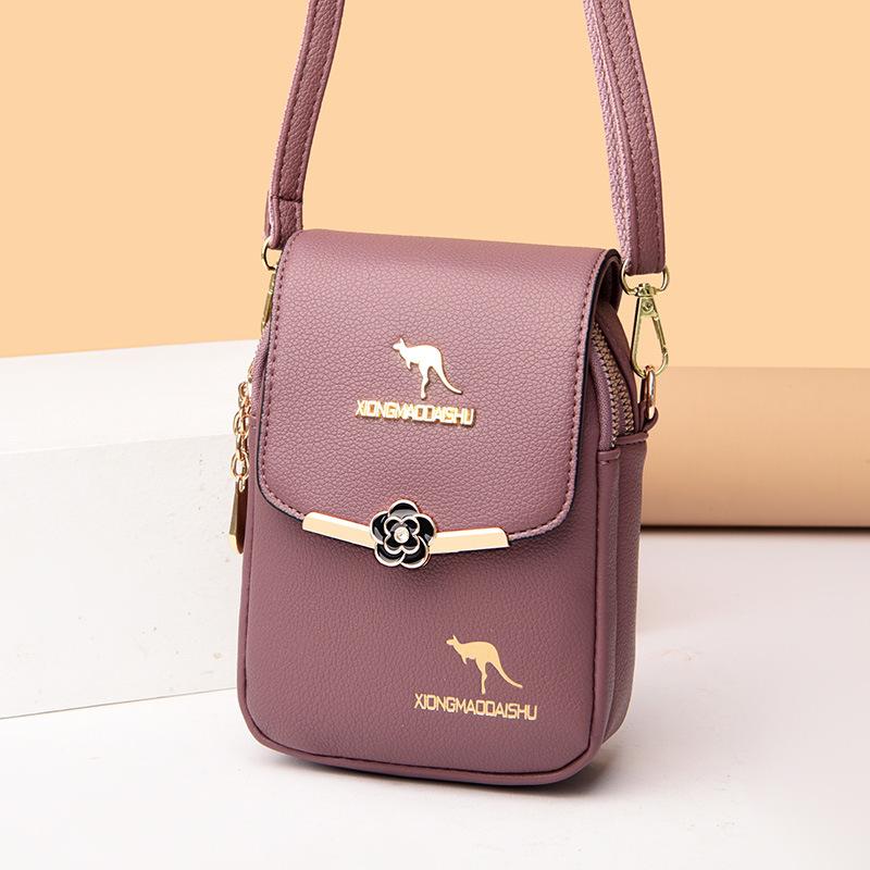 Mom Bag Light Luxury Single Shoulder Soft Leather Fashionable Women'S Texture Messenger Bag Bag High Sense