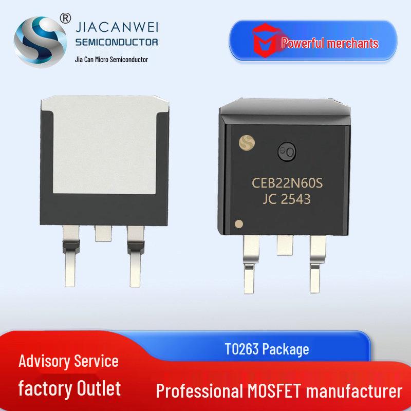 

650V 22A N-Channel MOSFET TO-263 Package Transistor CEB22N60SF