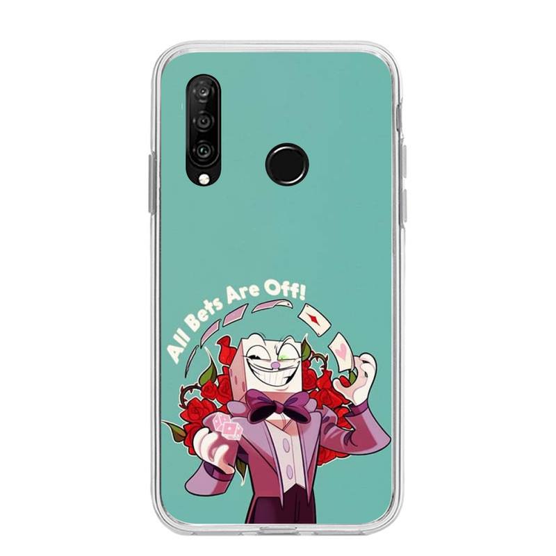 Süßes Spiel Cuphead Handyhülle für Huawei P20 P40 Lite P30 Pro P Smart 2019 Nova 3e 6 Se Silikon Transparent Soft Cover