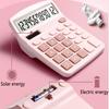 Solar-powered Calculator High Appearance Level Cute Computer Office and Student Calculator Small Size Classic and Simple