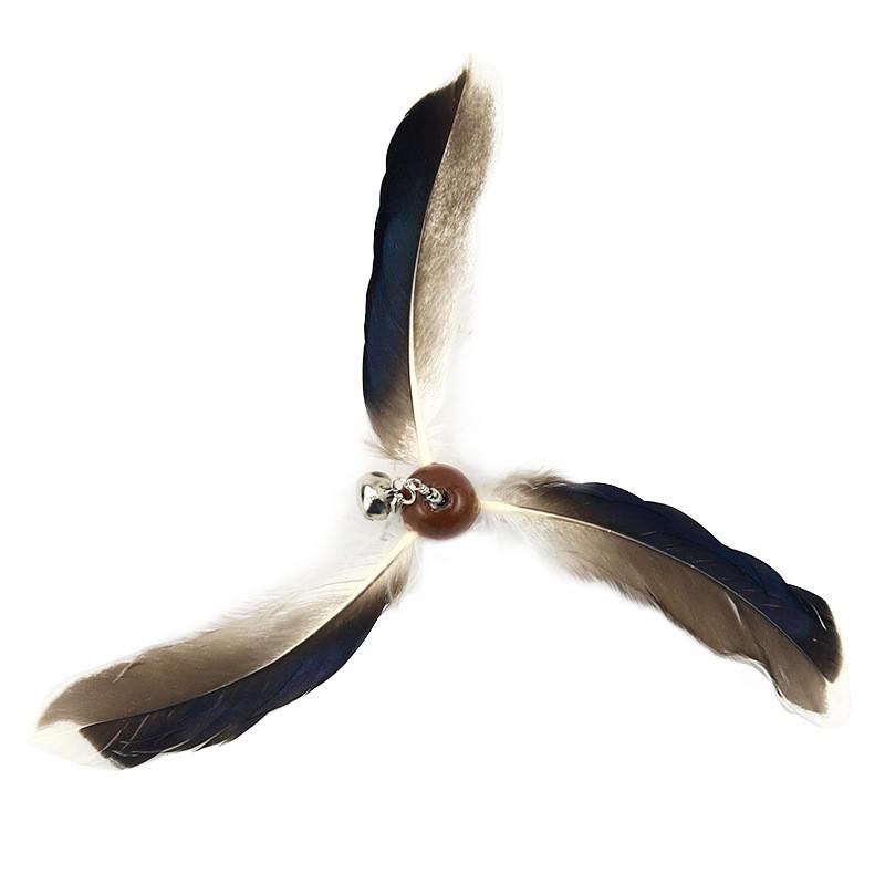 Katzenspielzeug: Raupen-Glocken-Teaser-Stab zur Selbstbeschäftigung und zum Backenzahnabrieb