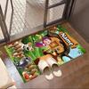 Custom Name Personalized Masha and The Bear Print Carpet, Versatile Home Decor Rug, for Playroom, Apartment, Balcony, Entryway, Hallway Gift