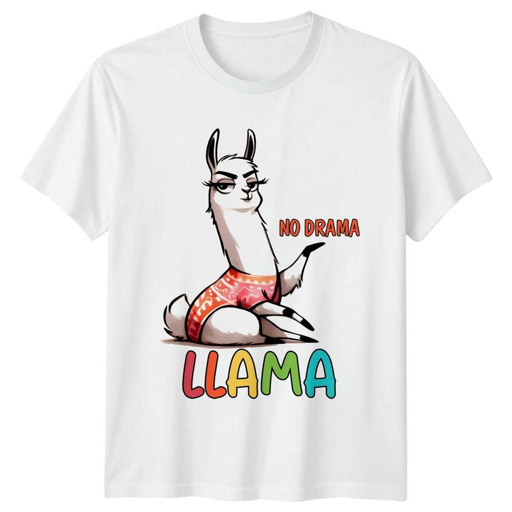 No Drama Llama Unisexs TShirt Llamas Animals Birthday Gift For Her S