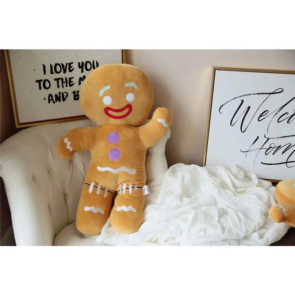 Gingerbread Man Plush Doll Sofa Decoration Cute Cookie Man Stuffed Toys Key Chain Soft Pendant Gifts