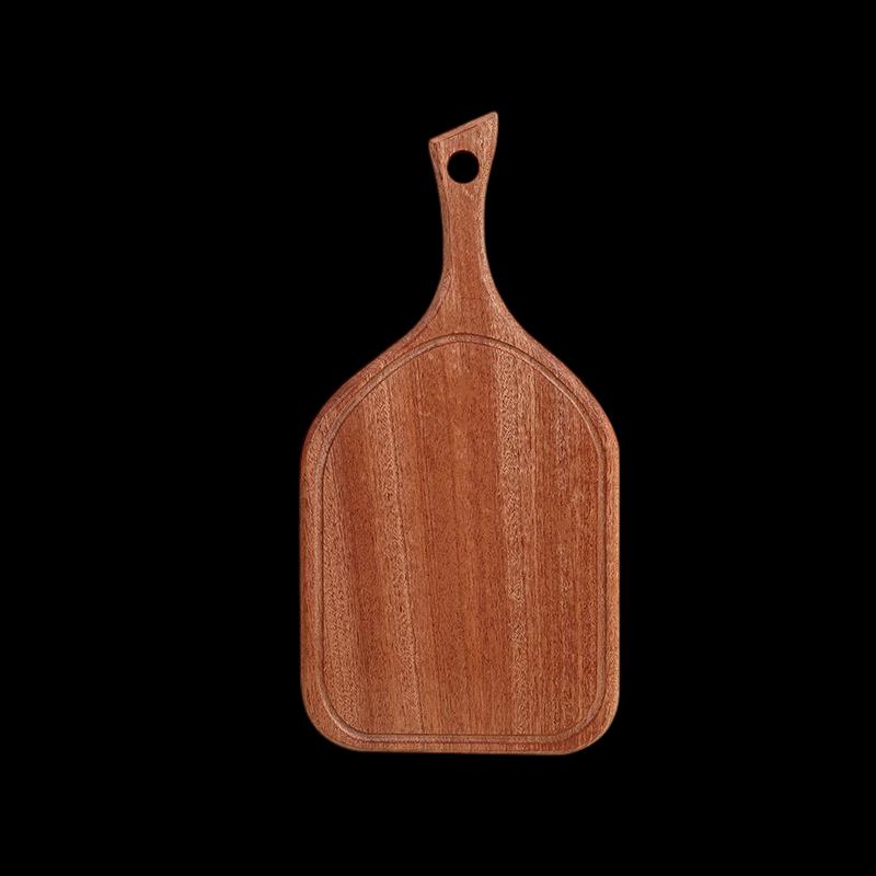 Ebony Wood Long Handle Serving Tray