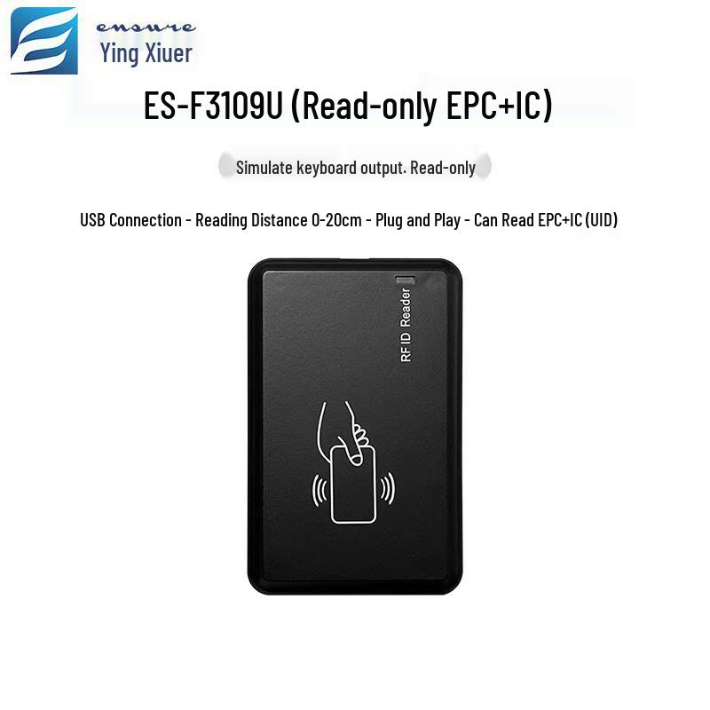

Yingxiu er ES-F3109U UHF RFID Desktop Reader/Writer CN plug (adapter included)