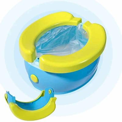 Zusammenklappbarer Reisetoilettentopf für Babys, Squatty Potty, Urinal für Kinder, Babytopf, Kindertoilette, tragbares Töpfchen, Kindertöpfchen-Trainingssitz