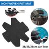 8Pcs Pot Dividing Protector Non Scratch Hot Pot Mat Multifunction Pan Protector Pad Non-Woven Fabric for Storing Stacking Pan