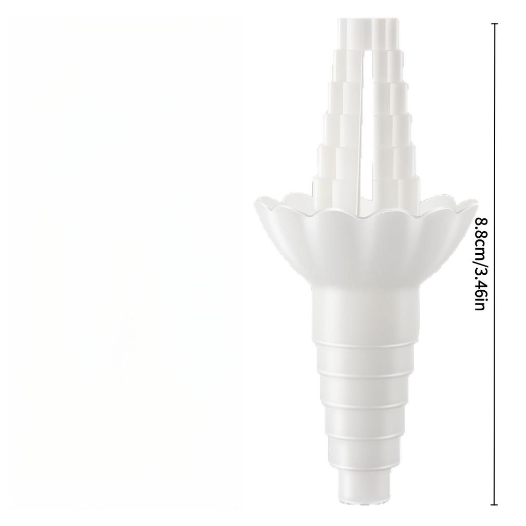 2PCS Universal Bottle Emptying Kit - Reusable Liquid Transfer Connector with No Waste Funnel Adapter, Compatible with Soap