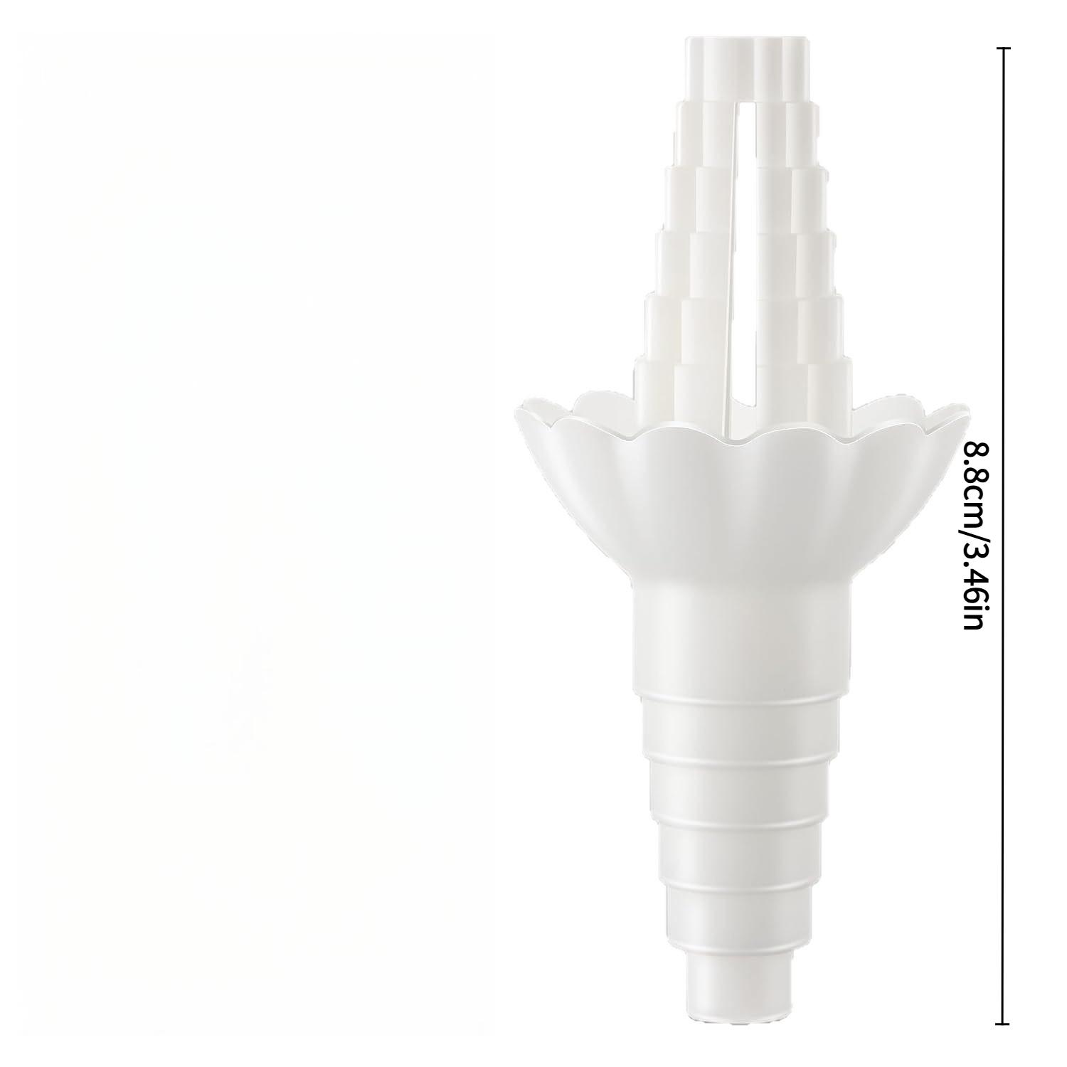 

Universal Liquid Transfer Connector Reusable Bottle for Dispenser for Shampoo Lotion Soap Durable Plastic Household Tool Silicone белый